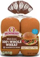 Mängden socker i 100% Whole Wheat Sandwich Buns