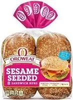 Mängden socker i Sesame Seeded Sandwich Buns