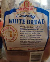 Mängden socker i Country white bread
