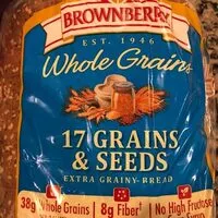 Mängden socker i 17 whole grains & seeds bread