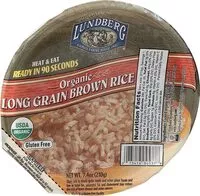 Mängden socker i Farms organic heat and eat long grain brown rice