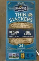 Mängden socker i Brown Rice Thin Stackers