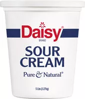 Mängden socker i Sour Cream