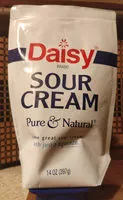 Mängden socker i Squeeze sour cream