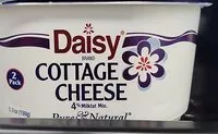 Mängden socker i Daisy cottage cheese 2pk