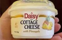 Mängden socker i Cottage cheese with pineapple