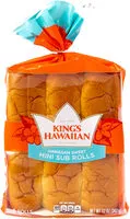 Mängden socker i Hawaiian Sweet Mini Sub Rolls
