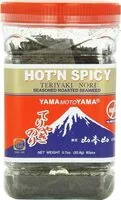 Mängden socker i Teriyaki nori seaweed hot and spicy