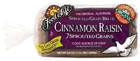 Mängden socker i Food for life, cinnamon raisin sprouted whole grain bread