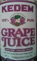 Mängden socker i Concord grape juice
