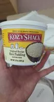 Mängden socker i Kozysgack 22oz rice pudding