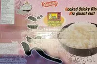 Mängden socker i Riz gluant cuit