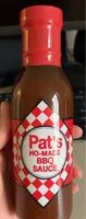 Mängden socker i Pat’s Ho-Made BBQ Sauce