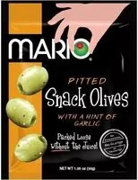Mängden socker i Pitted Snack Olives