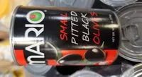 Mängden socker i Mario, small pitted black olives