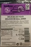 Mängden socker i delicies de gall dindi