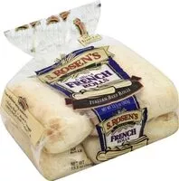 Mängden socker i Sliced french rolls