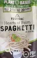 Mängden socker i Festival Hearts of Palm Spaghetti