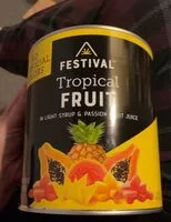 Mängden socker i Tropical fruit