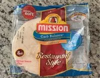 Mängden socker i Mission carb balance wraps