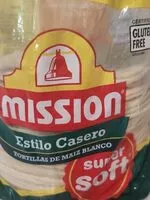 Mängden socker i Mission Estilo Casero corn tortillas
