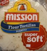 Mängden socker i Flour Tortillas Burrito