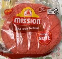 Mängden socker i Mission Red Corn Tortillas
