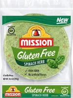 Mängden socker i Spinach herb tortilla wraps