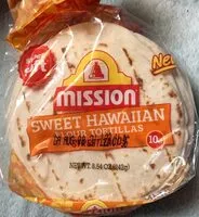 Mängden socker i Sweet Hawaiian Flour Tortillas