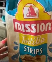 Mängden socker i Sea salt tortilla strips, sea salt