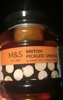 Mängden socker i British Pickled Oignons in Sweet Malt Vinegar with Spices