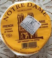 Mängden socker i Notre dame brie ile de la cité