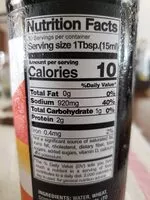 Mängden socker i Naturaly Brewed Soy Sauce