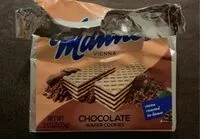 Mängden socker i Manner - Chocolate Cream Filled Wafers, 2.5oz (72g)