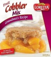 Mängden socker i Fruit cobbler mix