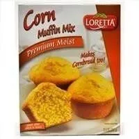 Mängden socker i Corn muffin mix