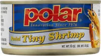 Mängden socker i Polar peeled tiny shrimp