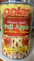 Mängden socker i Fuji apple pie filling