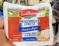 Mängden socker i Mozarella cheese