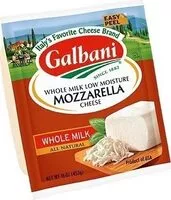 Mängden socker i Whole Milk Low Moisture Mozzarella Cheese