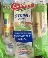 Mängden socker i Mozzarella String cheese