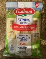 Mängden socker i Galbani string cheese