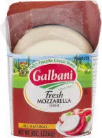 Mängden socker i Fresh Mozzarella Cheese