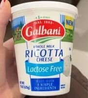 Mängden socker i lactose free ricotta
