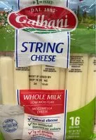 Mängden socker i String cheese