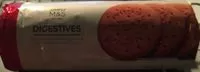 Mängden socker i Biscuits complets anglais