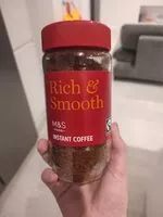 Mängden socker i rich and smooth instant coffe