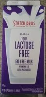 Mängden socker i Lactose Free Fat Free Milk