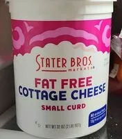 Mängden socker i Fat free cottage cheese