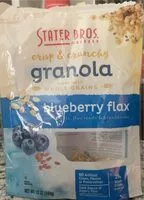 Mängden socker i crispy & crunchy granola blueberry flax